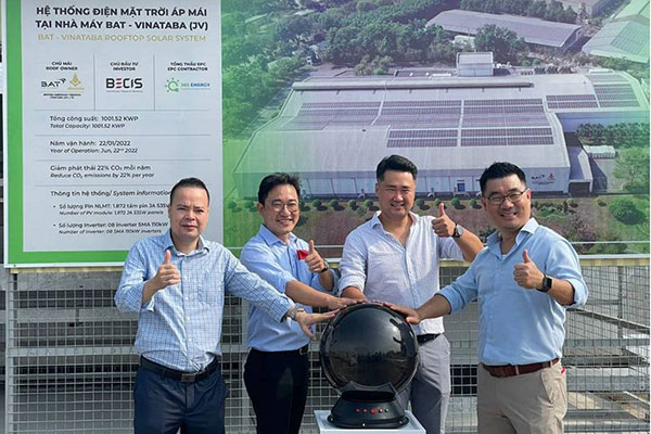 The Solar Power project at the BAT-Vinataba joint venture (JV) factory helps BAT realize our environmental targets in Vietnam.