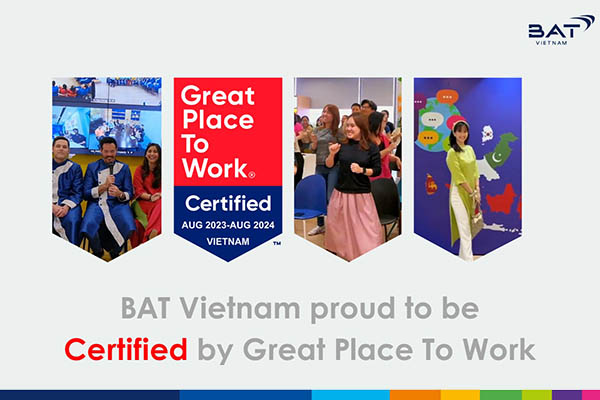 Win the first-ever Great Place to Work certificate, along with HR Asia Award and Vietnam Excellence Award