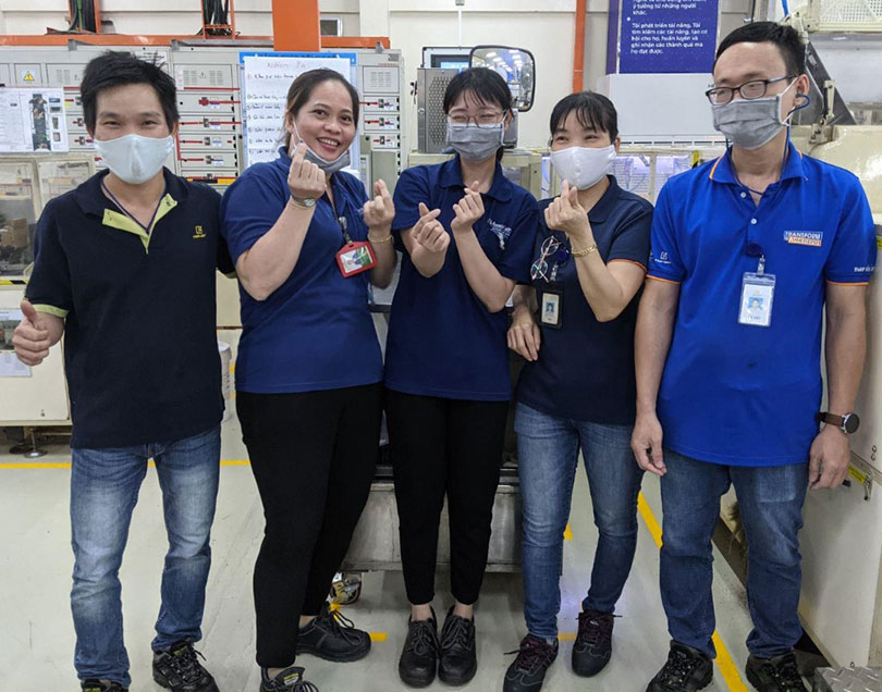 Happy employees