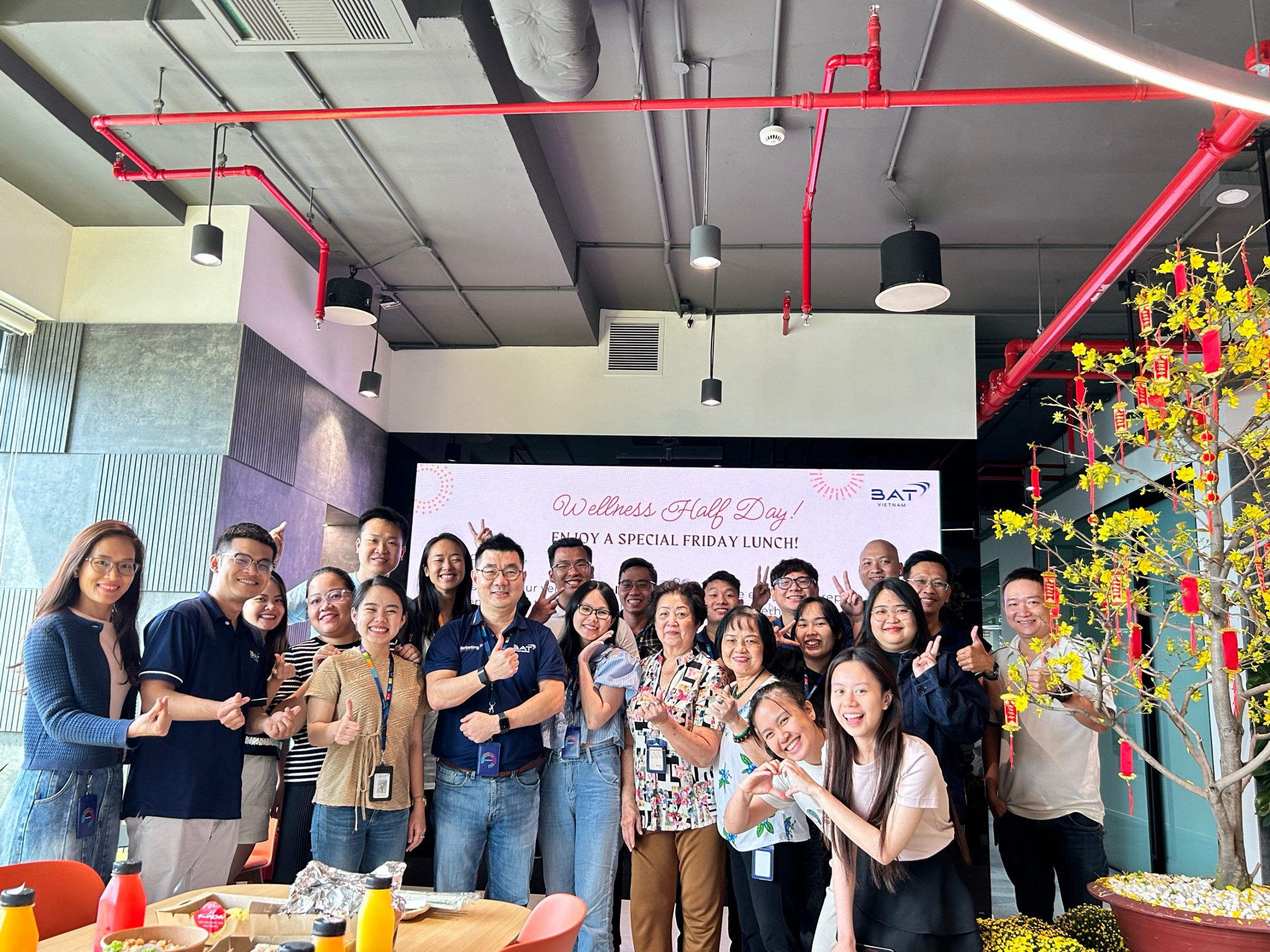BAT's view that performance flourishes when individuals feel comfortable, seen, and encouraged is demonstrated by initiatives like Happy Hours, Cultural Diversity Days, and Wellness Half-Days. Photo courtesy of BAT Vietnam