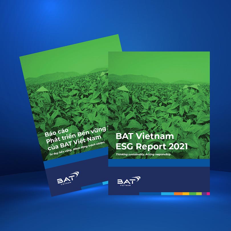 The ESG Report 2021 of BAT Vietnam.