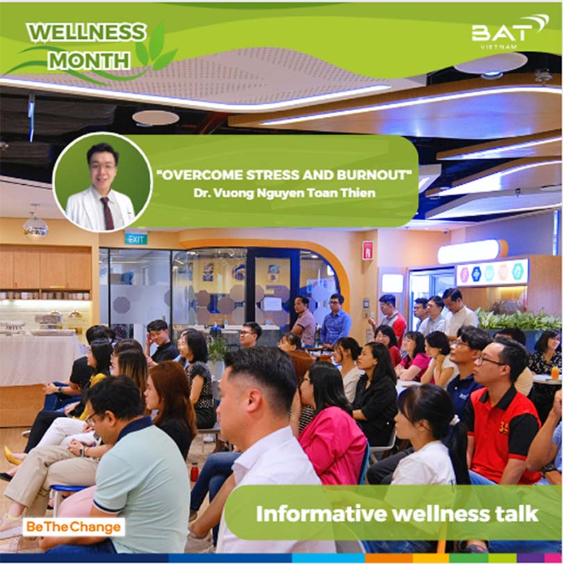 Employees actively participated in the informative wellness talk