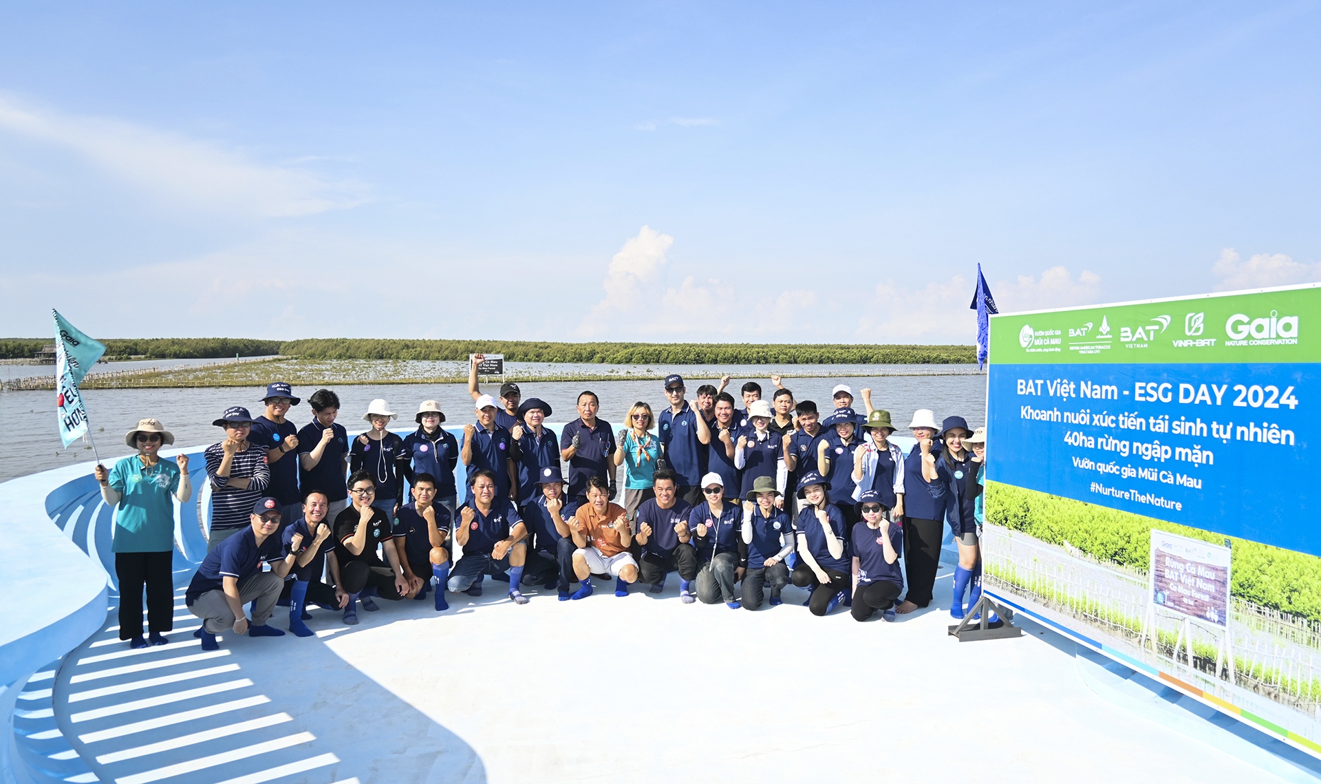 BAT Vietnam team on ESG Day 2024